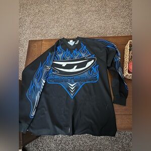 Black and Blue Paintball Jersey